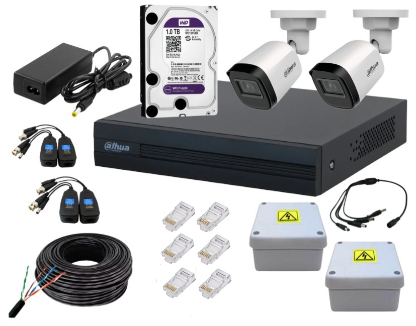 DVR 4 Canales con 2 Camaras exterior DVR 4 Canales con 2 Camaras exterior