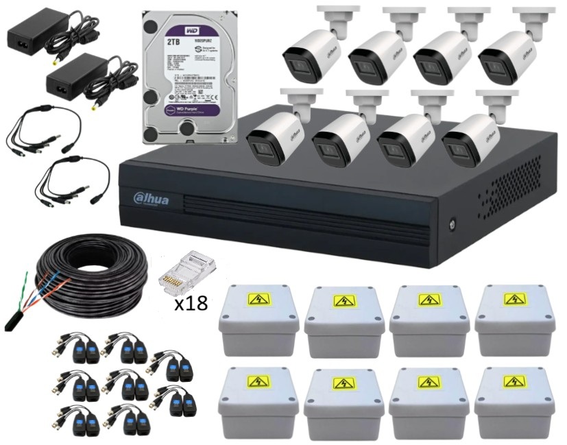 DVR 16 con 8 camaras DVR 16 con 8 camaras