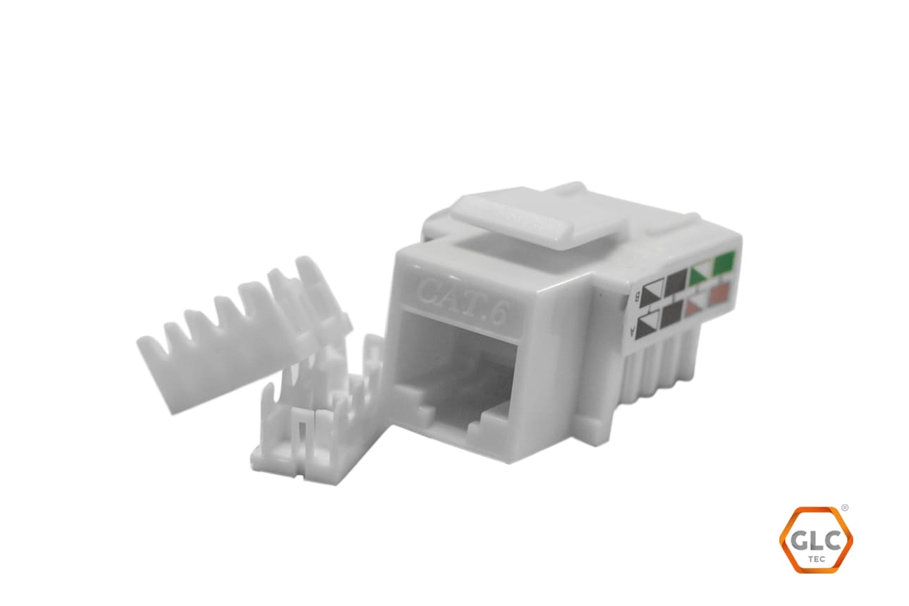 JACK RJ45 110 IDC,A/B, BLANCO Cat.6