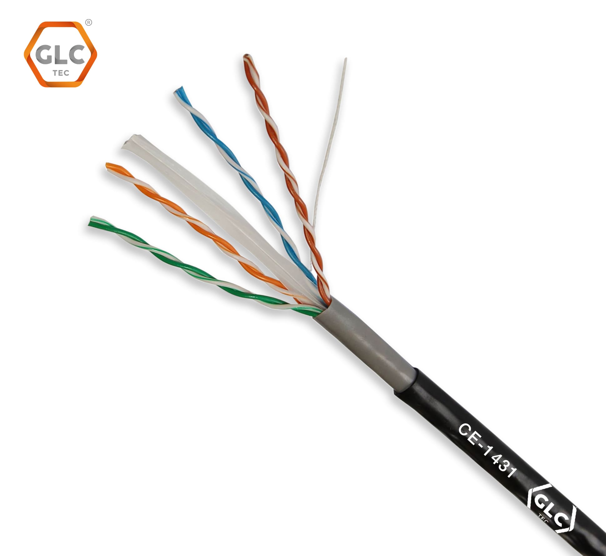 Cable Utp Exterior Cat6 X 305 Mts Glc Doble Vaina por metro
