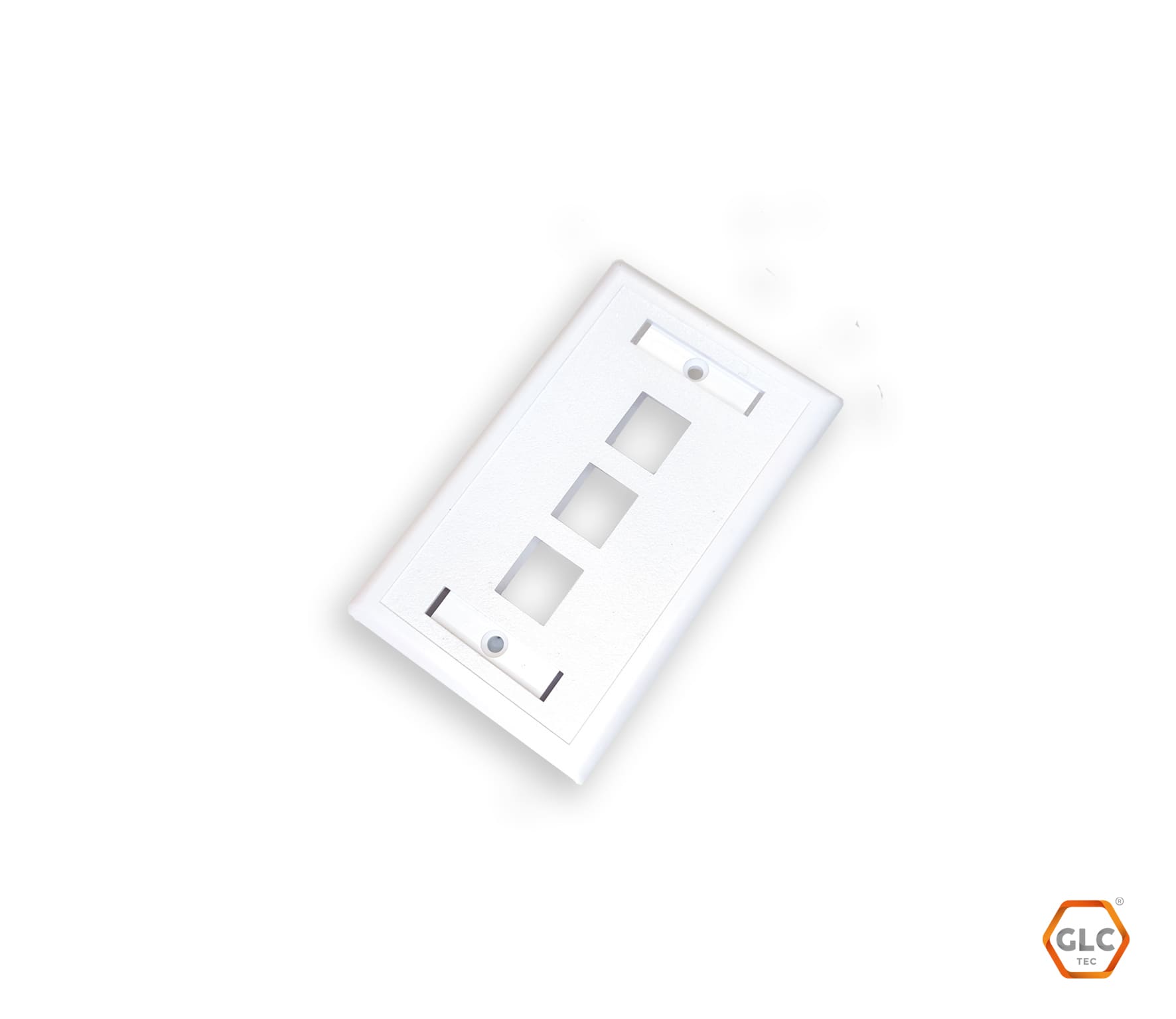 FACE PLATE 3 PORT CAT5E/6