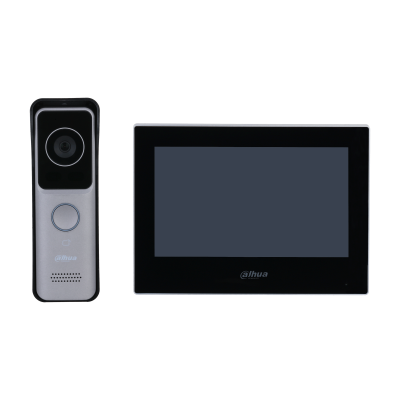Kit Video Portero IP Estación exterior WiFi 2MP HD y Monitor IP Interior 7" Dahua DHI-KTW01