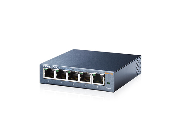 SWITCH 5 PUERTOS TPLINK GIGABIT ACERO