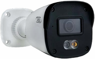 Cámara IP tipo bullet Full HD (1080p) de 2 megapíxeles con lente fijo de 2,8 mm y ángulo de visión de 95°, compatible con conexión PoE. Cámara IP tipo bullet Full HD (1080p) de 2 megapíxeles con lente fijo de 2,8 mm y ángulo de visión de 95°, compatible con conexión PoE.