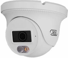 Cámara IP tipo domo Full HD (1080p) de 2 megapíxeles con lente fijo de 2,8 mm y ángulo de visión de 95°, compatible con conexión PoE. Cámara IP tipo domo Full HD (1080p) de 2 megapíxeles con lente fijo de 2,8 mm y ángulo de visión de 95°, compatible con conexión PoE.