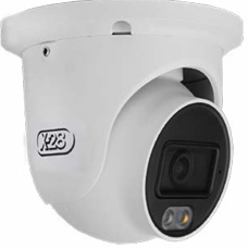 Cámara IP tipo domo Full HD (1080p) de 2 megapíxeles con lente fijo de 2,8 mm y ángulo de visión de 101°, compatible con conexión PoE. Cámara IP tipo domo Full HD (1080p) de 2 megapíxeles con lente fijo de 2,8 mm y ángulo de visión de 101°, compatible con conexión PoE.