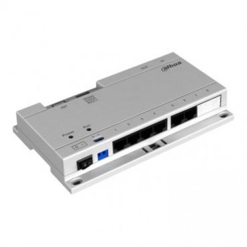 Switch POE 24V para 6 paneles interior, para hacer cascada hacia otros equipos